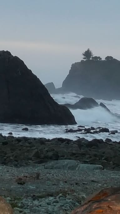 Rocky coastline