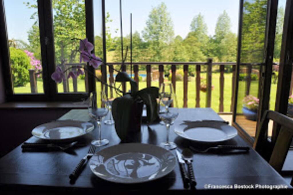 View from dining room