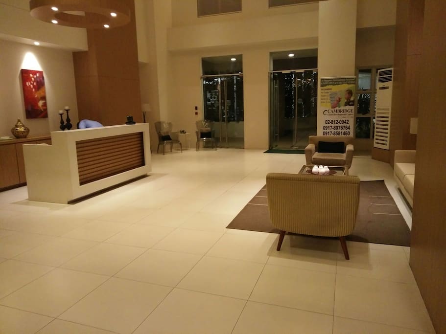Welcoming lobby