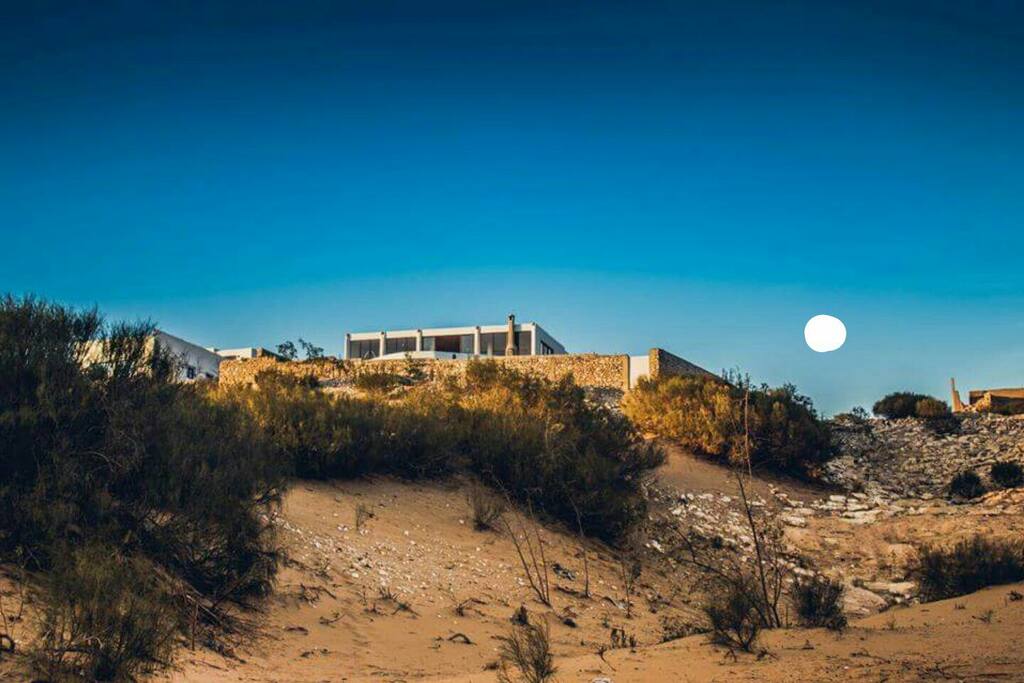 view from the beach