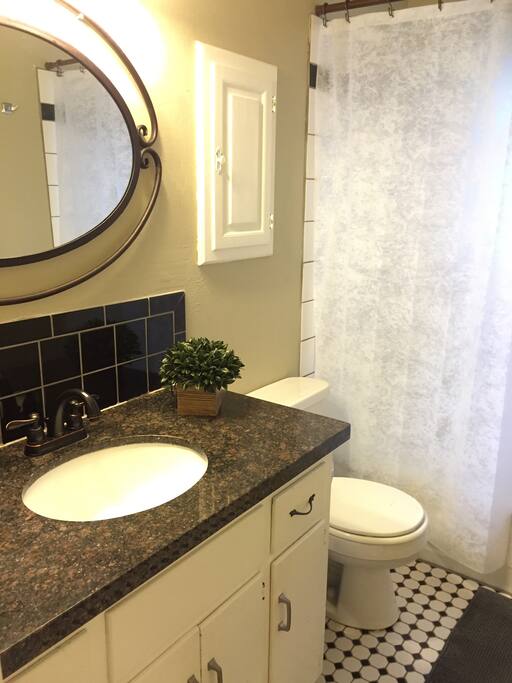 Updated guest bathroom