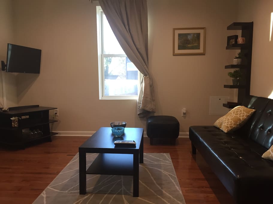 Television with cable TV DVR.
