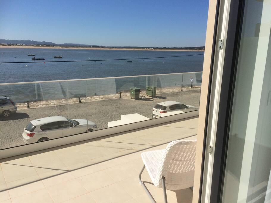 From the bedroom - relax on the large balcony