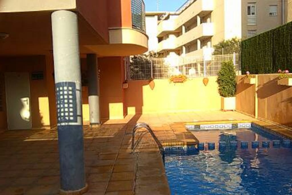 Secluded communal pool open June-Sep.
