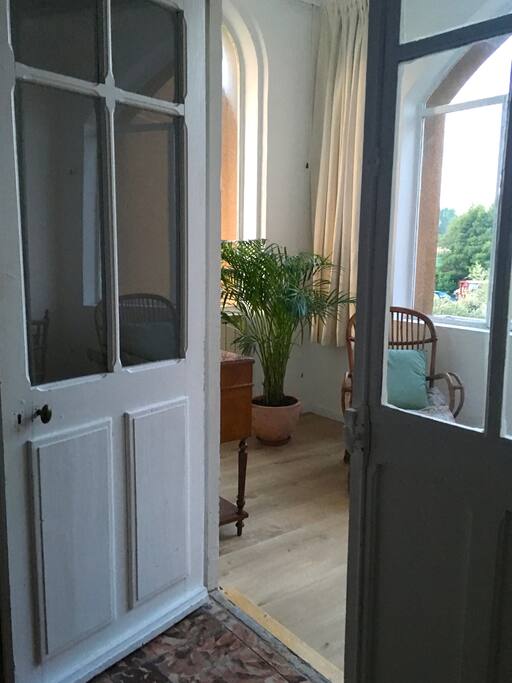 La véranda de la chambre