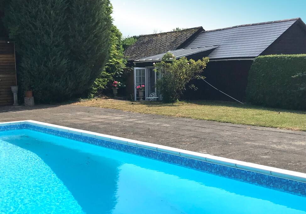Studio view from swimming pool