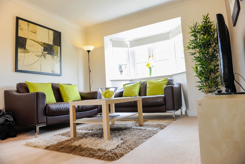 Spacious seating area