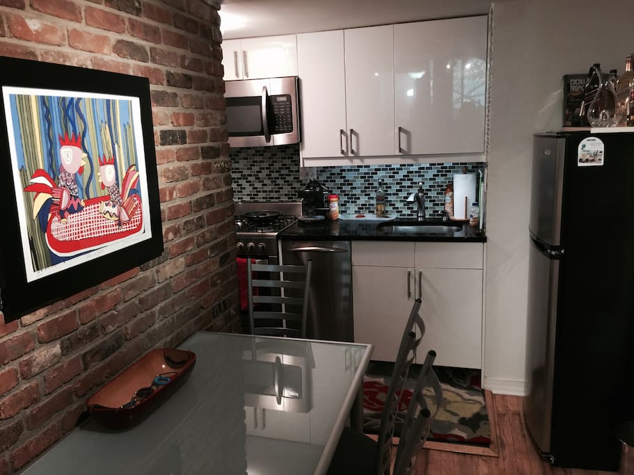Dining and kitchen