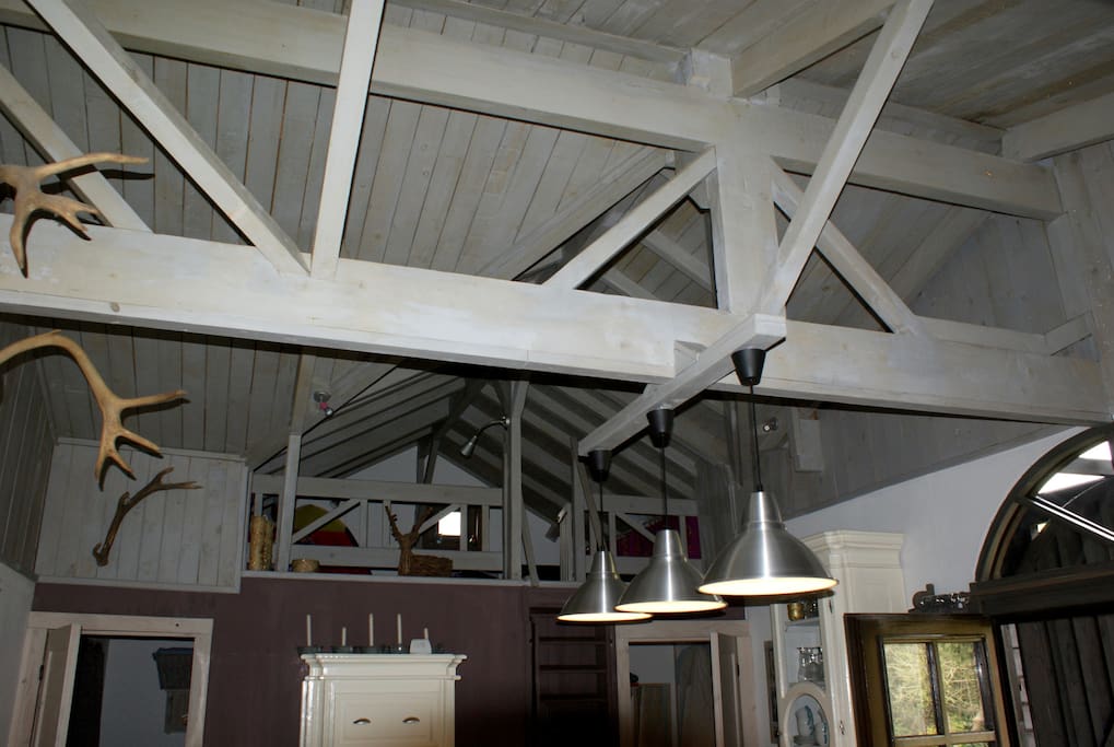 mezzanine met drie slaapplaatsen