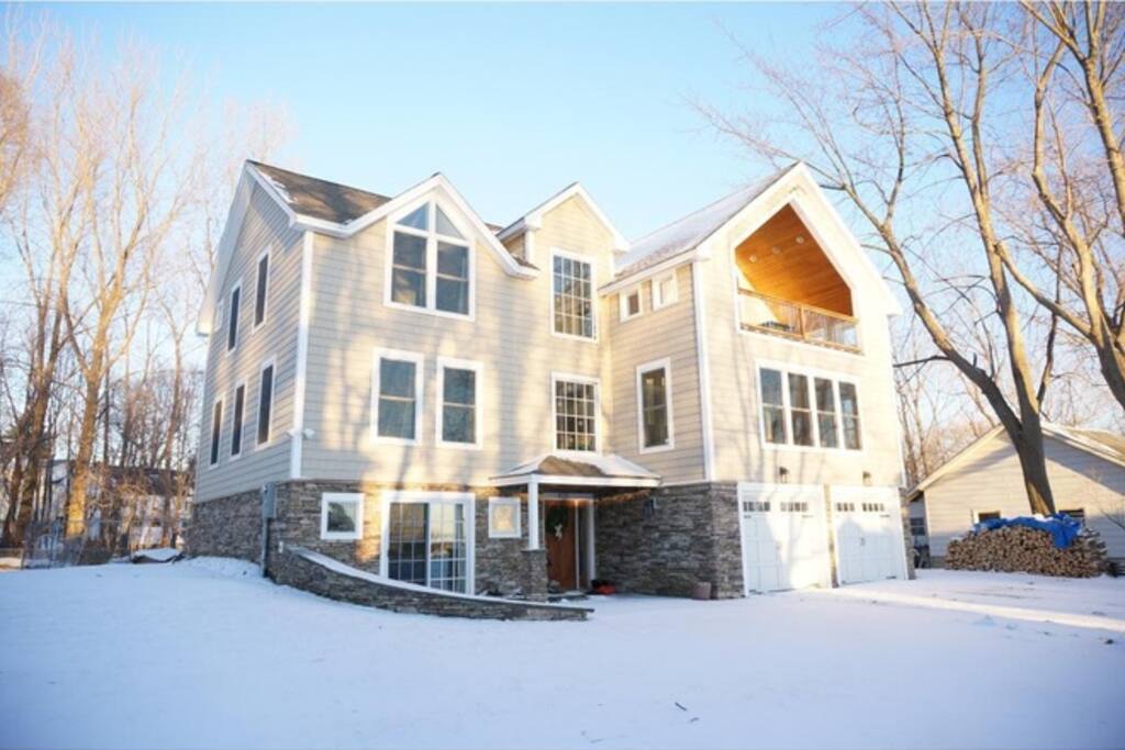 The house in winter!