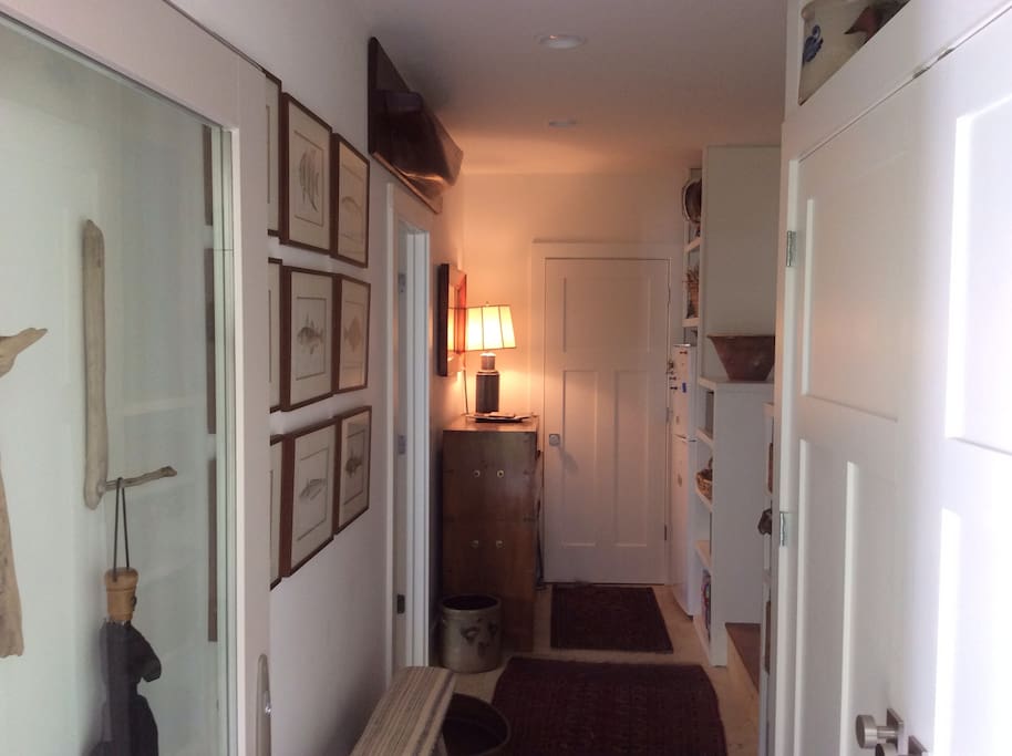 Mudroom into suite