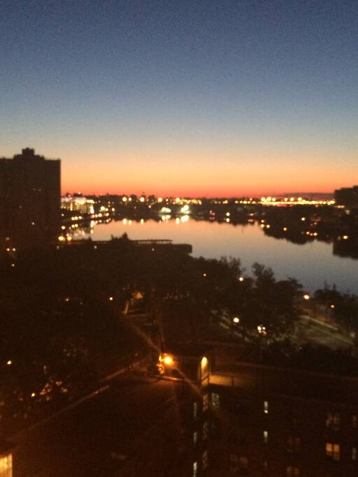 Sunrise view from the bedroom!