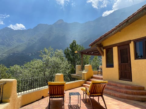 ★Cabaña c/Terraza★Vista a las Montañas★Chimenea