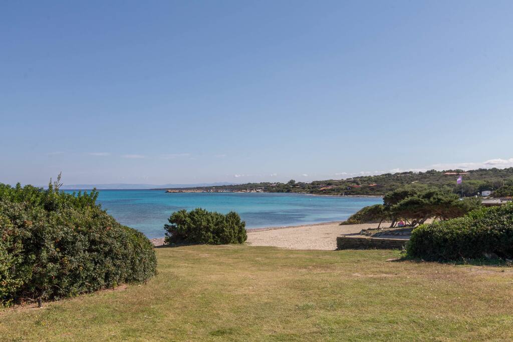 Beach in front of the Villa