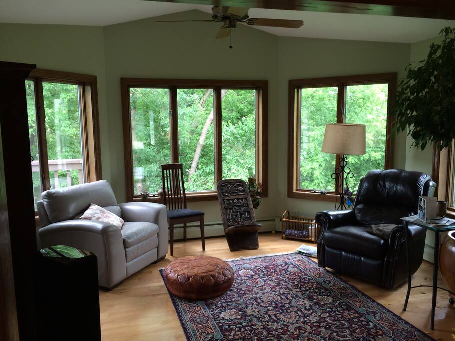 Beautiful, peaceful sun room