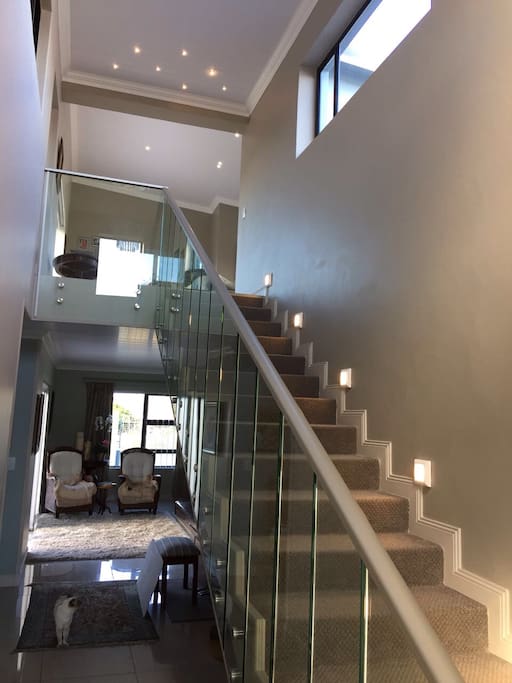 Stairs leading to apartment