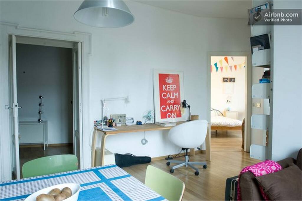 KITCHEN AND LIVING AREA