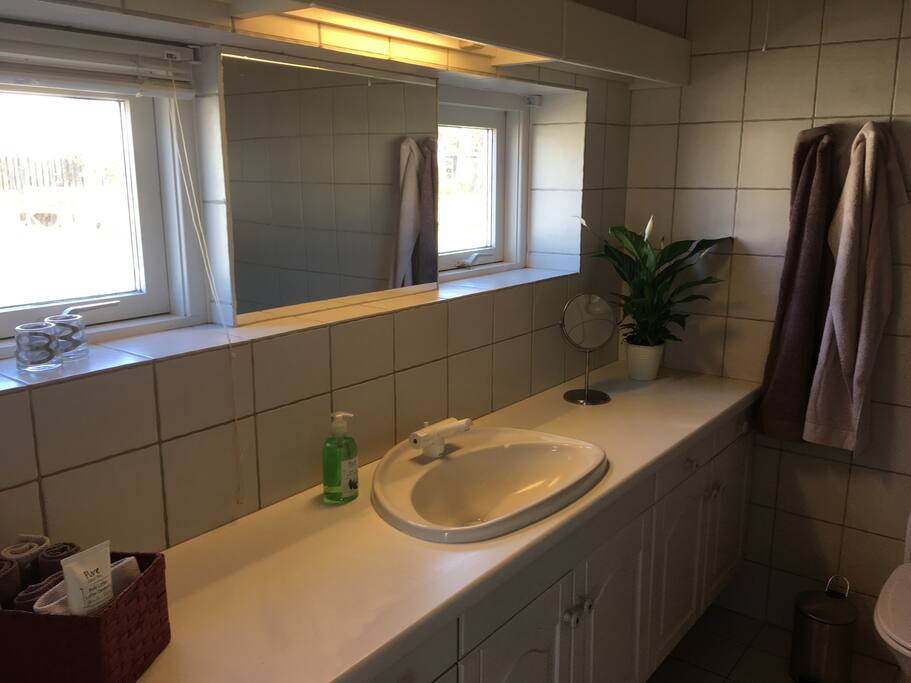 Stort badeværelse