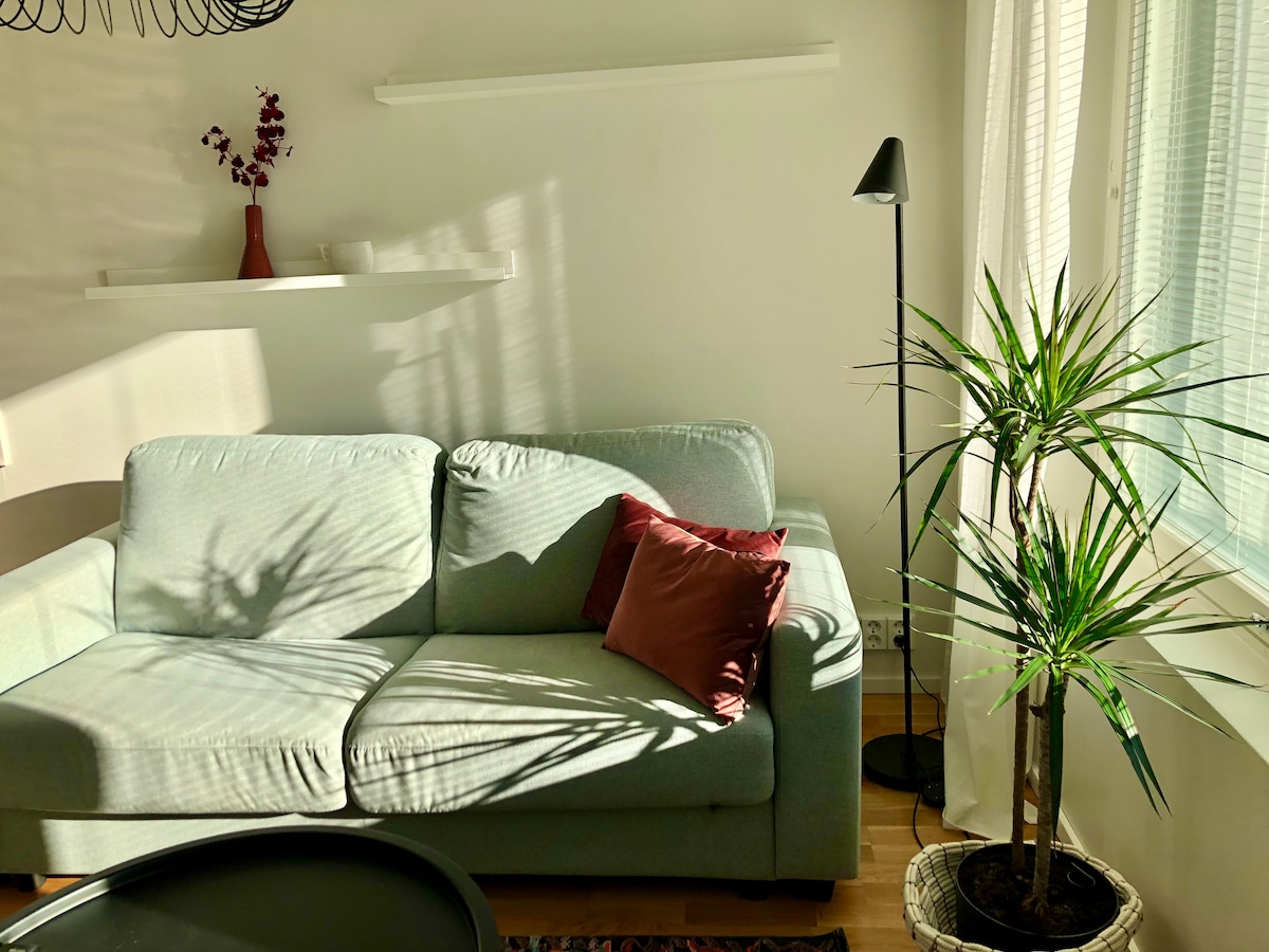 El departamento tiene mucha luz.