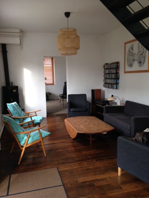 salon sur parquet
