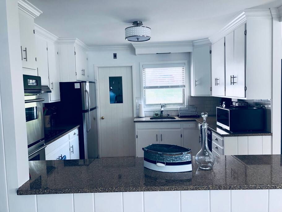 Updated kitchen with new appliances