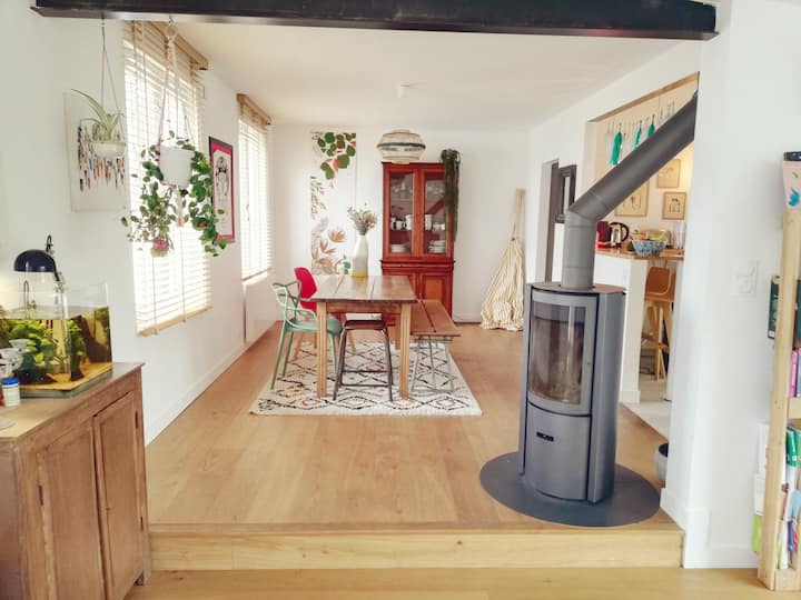 Maison Tranquille & Lumineuse Centre & Port A Pied - Auray