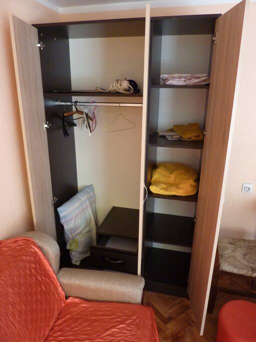 Spacious closet