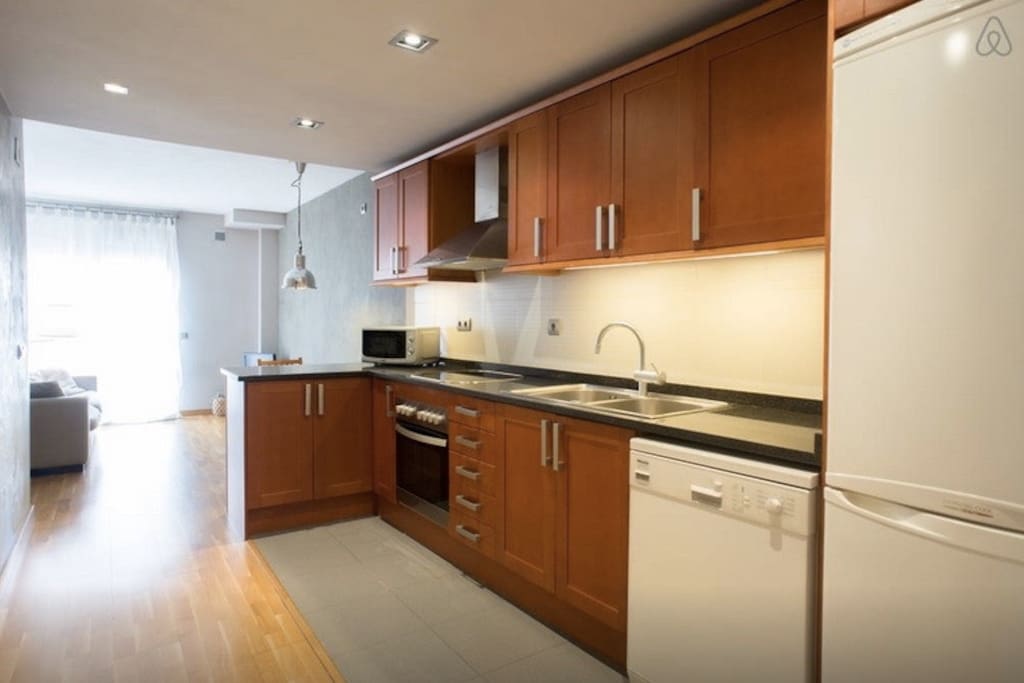 Fully equipped kitchen