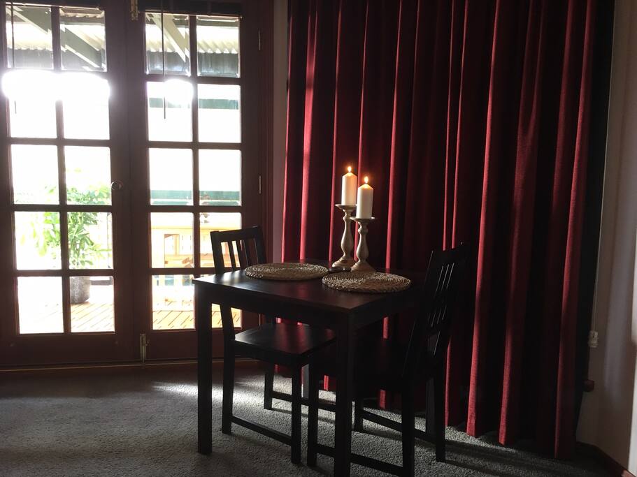 Dining area in The Retreat