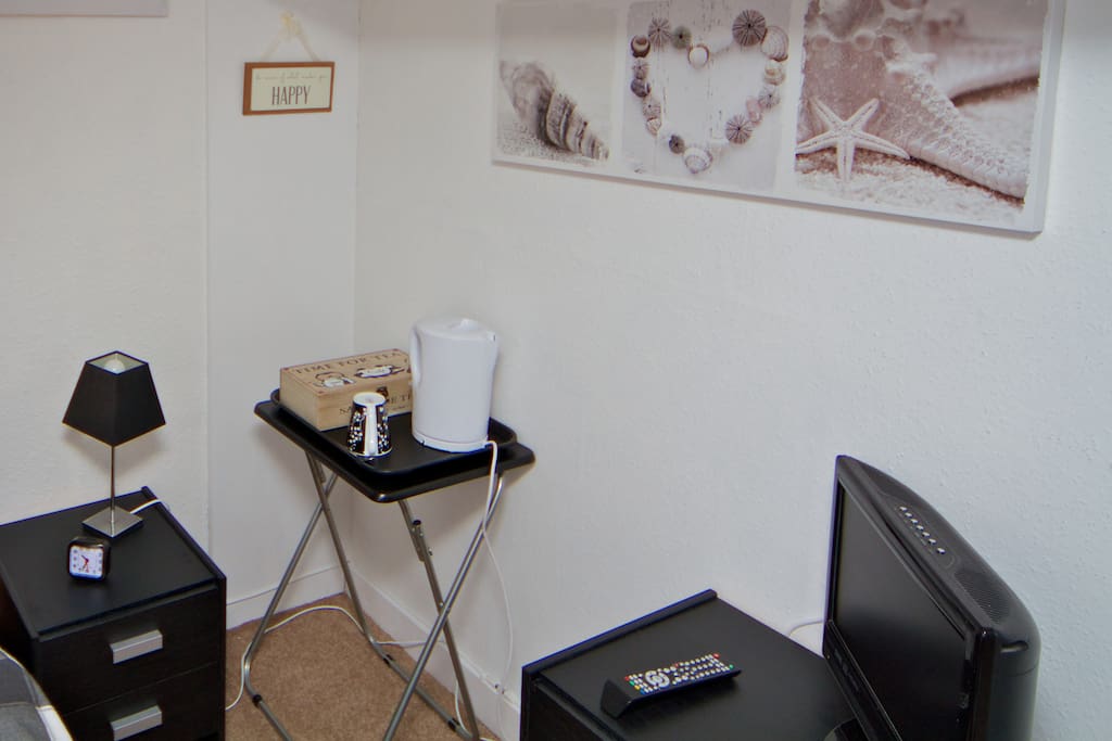 Room 4 - Single room with a shared bathroom on the lower floor. This room is accessed via a very steep staircase.