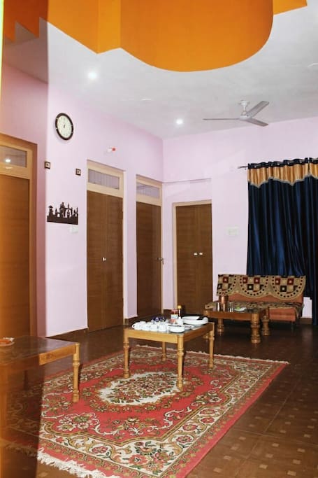 The lobby area