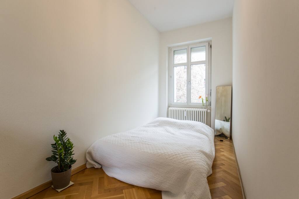 smaller bedroom with double bed