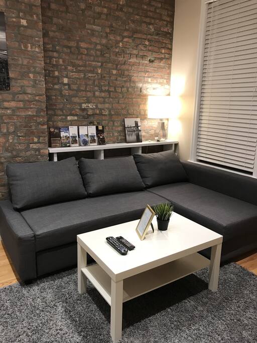 Newly furnished living room.