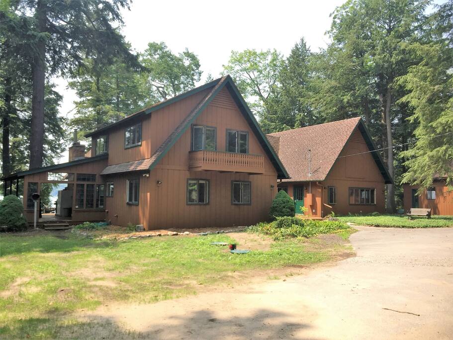 Front of house-driveway side