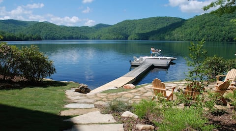 Lake front on Lake Nantahala