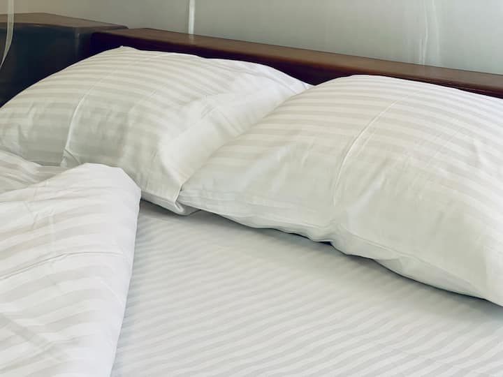  Draps blancs en coton égyptien