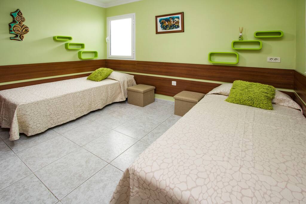 Dormitorio 2 ,dos camas individuales
