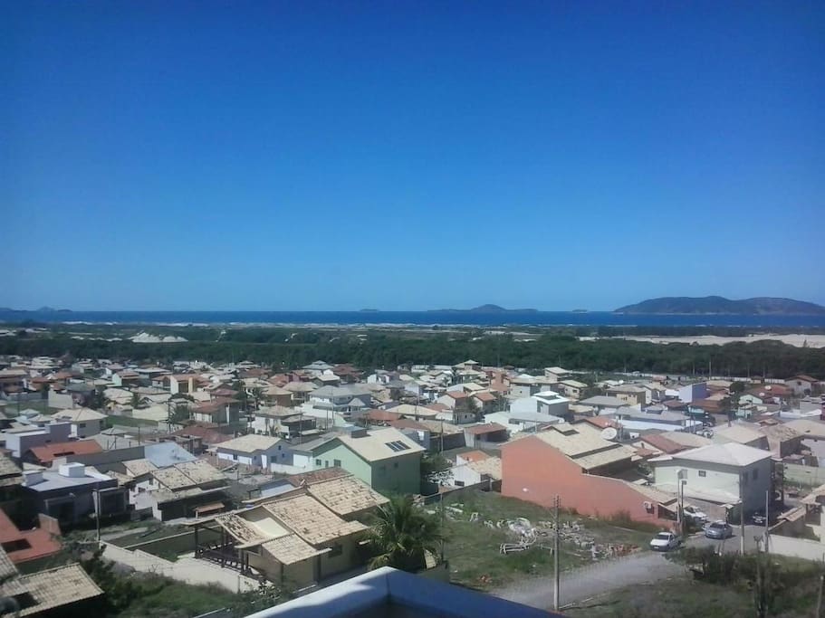 Vista do Condomínio na Varanda da Suíte