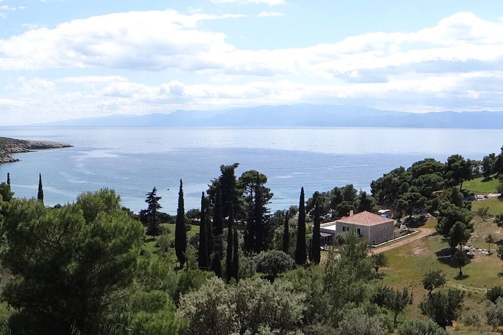 View from the top of the property