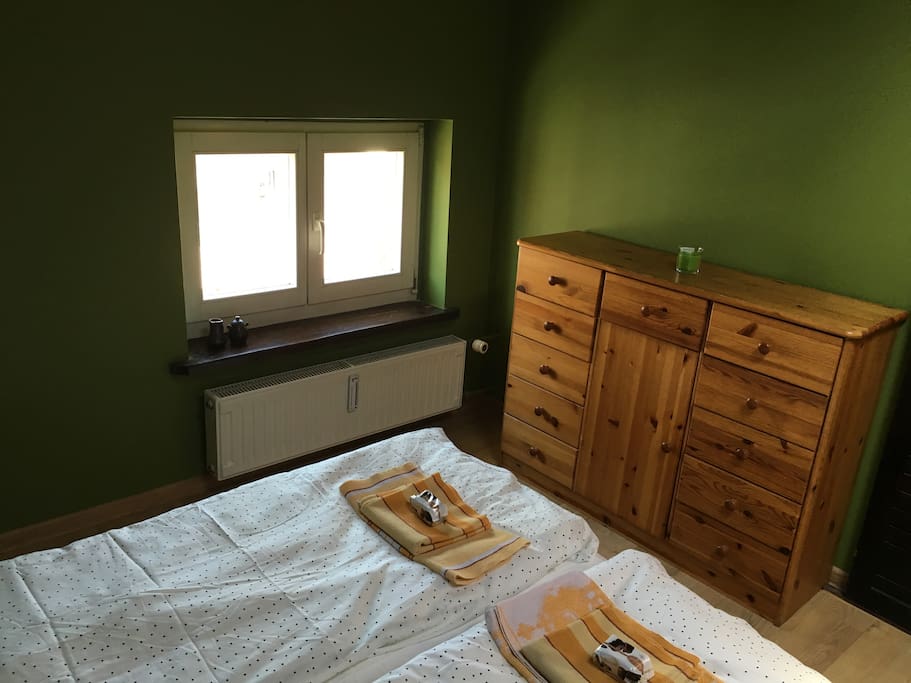 Sypialnia 1, widok z wnętrza / Bedroom 1, view from the inside