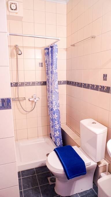 Your private bathroom.