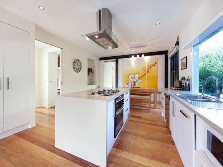 Kitchen and meals area