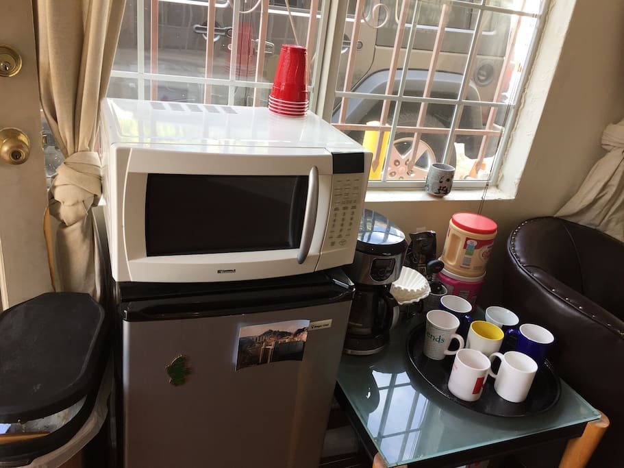 Fridge and Microwave