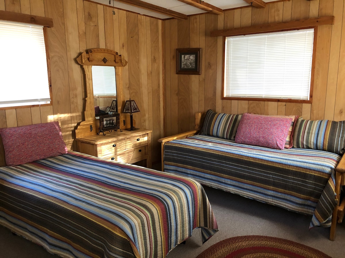 Dormitorio separado con
dos camas individuales