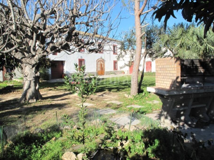 Vista de la casa des de la barbacoa