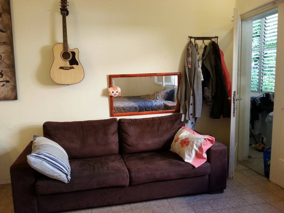 Big, comfy couch - a second bed if needed