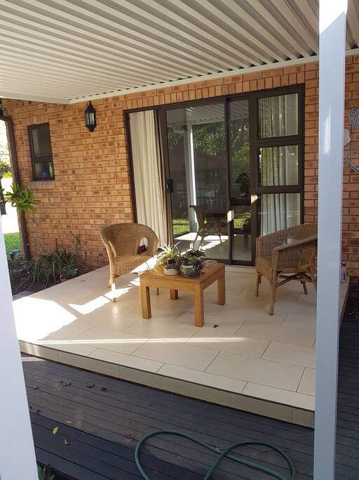 Private patio