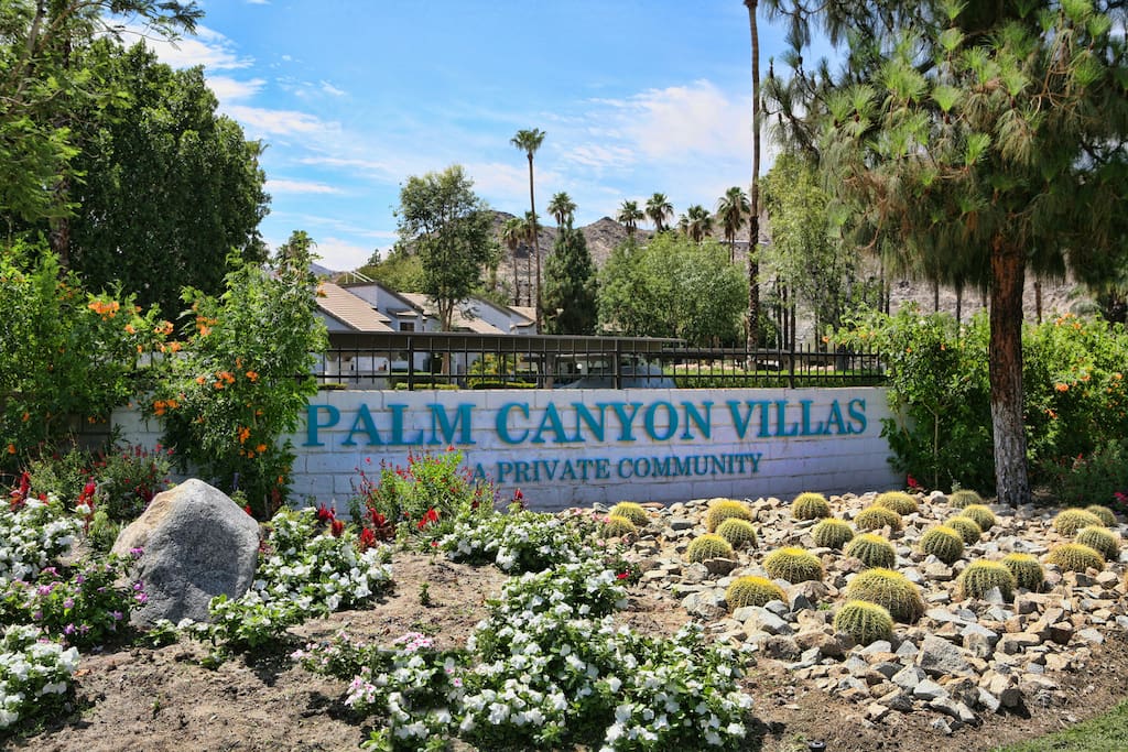 Palm Canyon Villas Welcomes you to Your Condo Swimming Pools Tennis & Golf