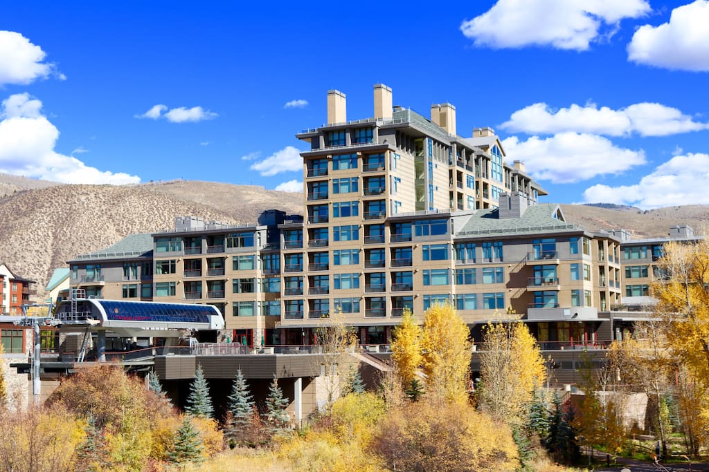 Resort with Gondola that comes to your door.