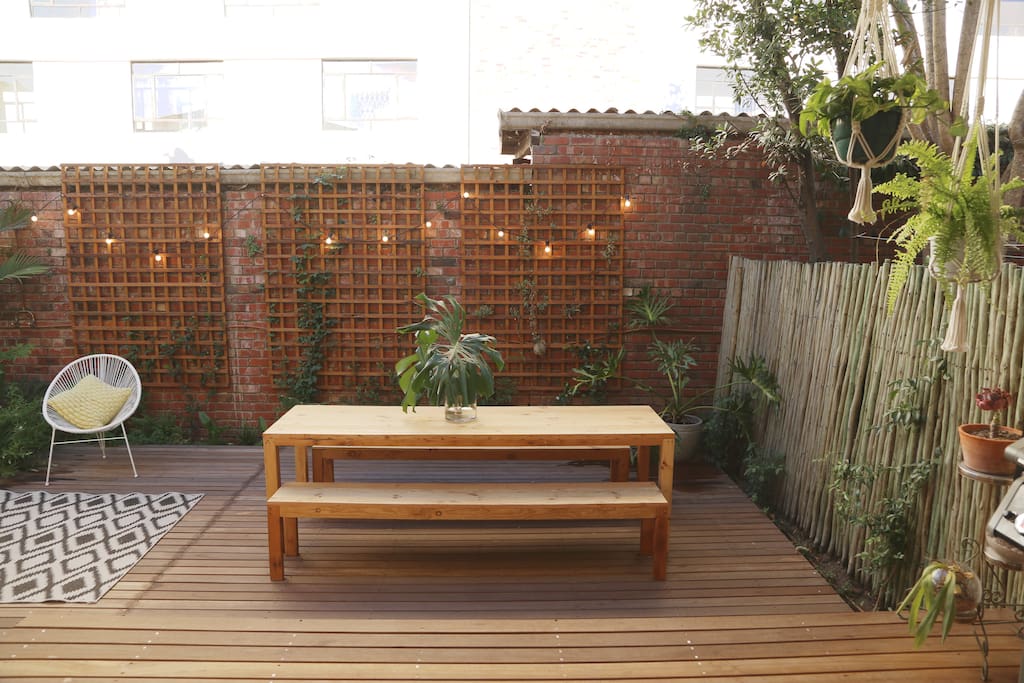10 seater table perfect for long lazy lunches